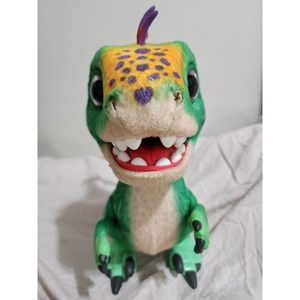 FurReal Friends Munchin Baby T Rex Interactive Talking Toy Pet Dinosaur - Green